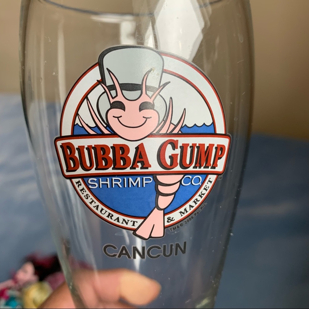 Bubba Gump Tall Glass Cancun And Glass Las Vegas Nevada glass collection - Picture 4 of 16